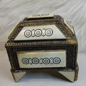 💕Vintage Moroccan Camel Bone Chest